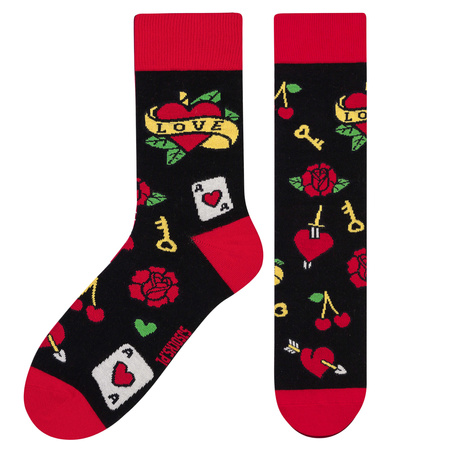 Zestaw 3x skarpet 5JSOCKS  WALENTYNKI męskie prezent