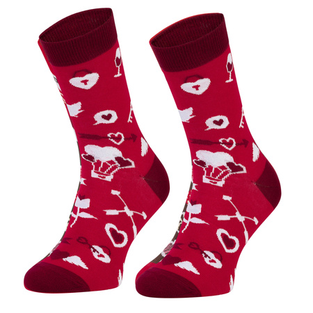 Zestaw 3x skarpetki 5JSOCKS damskie na WALENTYNKI Produkt Polski