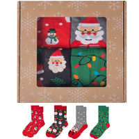 Skarpety zestaw 4x świąteczne na prezent święta Produkt Polski