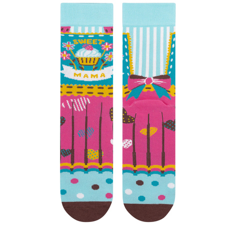 Skarpetki kolorowe 5JSocks prezent dla Dzień Matki babeczki