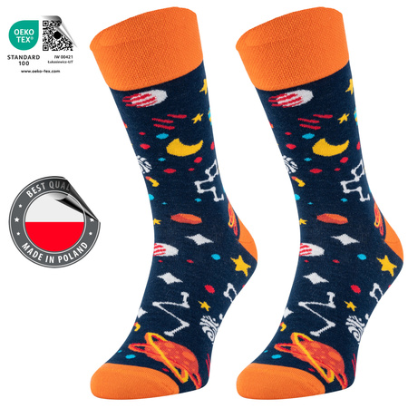 Zestaw 5 par skarpetki 5J Socks kolorowe śmieszne bawełniane