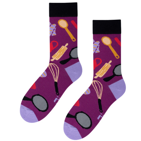 Skarpety bawełniane damskie kolorowe na prezent