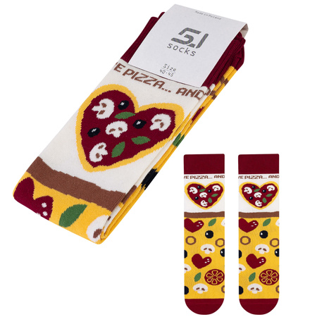 Skarpetki męskie 5JSOCKS na Walentynki dla niego prezent POLSKIE