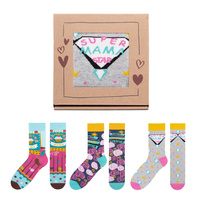 Zestaw 3x skarpetki damskie 5JSOCKS na Dzień Mamy r.36-41