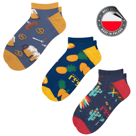 skarpetki stopki meskie 5J Socks Kolorowe