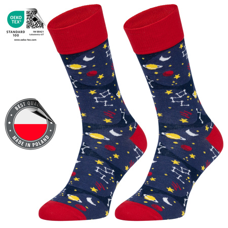 Zestaw 5 par skarpetki 5J Socks kolorowe śmieszne bawełniane