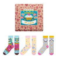 Zestaw 3x skarpetki damskie 5JSOCKS na Dzień Mamy Prezent