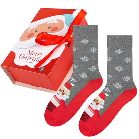Skarpetki świąteczne Mikołaj 5JSocks prezent na święta