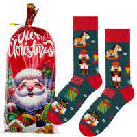 Świąteczne skarpetki na prezent męskie