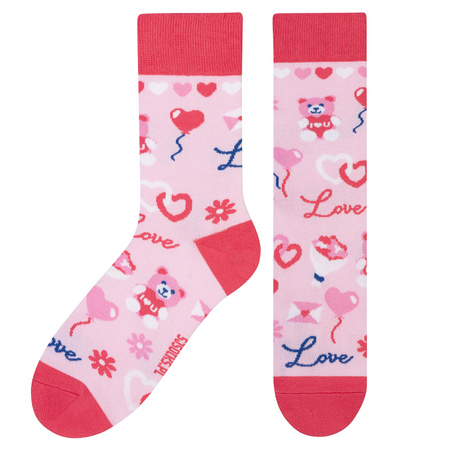 Zestaw 3x skarpet 5JSOCKS na Waletynki damskie prezent dla niej Polskie