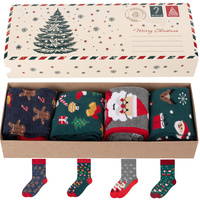Skarpetki na święta 4x zestaw na preznet 5JSocks Produkt Polski