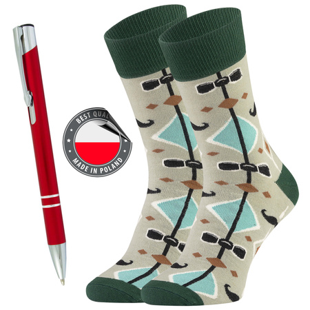 Prezent na Dzień TATY OJCA urodziny skarpety skarpetki kolorowe