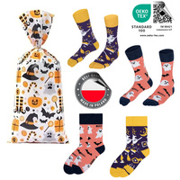 Kolorowe skarpetki Halloween Damskie