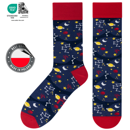 Zestaw 5 par skarpetki 5J Socks kolorowe śmieszne bawełniane