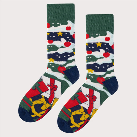Świąteczne skarpety kolorowe na święta