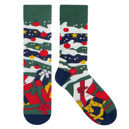 Zestaw 4x skarpetki na prezent świąteczne 5J SOCKS Polskie