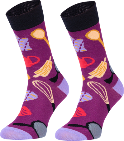 Skarpety bawełniane damskie kolorowe na prezent