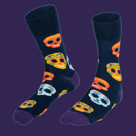 Kolorowe skarpetki Halloween Meskie na prezent