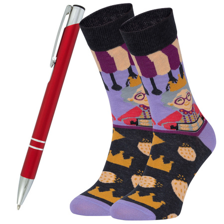 Skarpetki na Dzień Babci Zestaw prezentowy 5JSocks Polskie