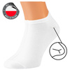 Skarpetki stopki 5J Socks bawełniane BIAŁE mix 5 par