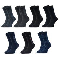 Skarpety męskie bawełniane klasyczny wzór 7-pak