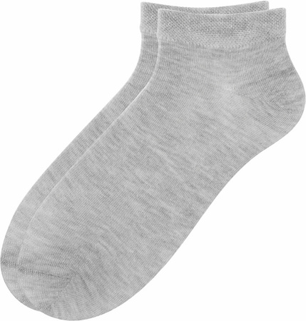 Stopki bawełniane szary melanż