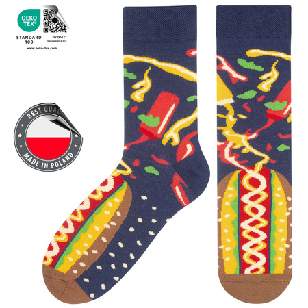 Skarpetki 5J Socks męskie, kolorowe, bawełniane wielokolorowy