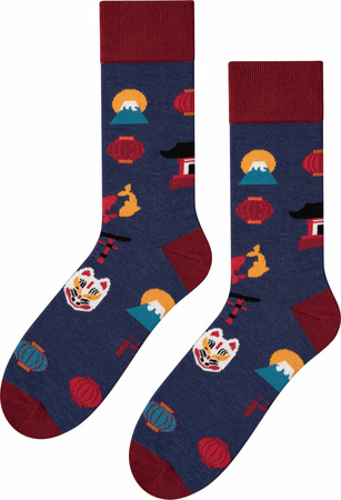 Wesołe skarpetki bawełniane kolorowe 5J Socks z certyfikatem Oeko-Tex