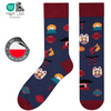 Skarpetki 5J Socks męskie, kolorowe, bawełniane wielokolorowy