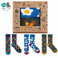 Skarpetki na Prezent Wielkanoc Śmieszne Kolorowe