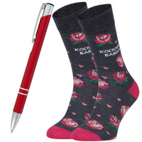 Skarpetki na Dzień Babci Prezent zestaw 5J Socks Polskie