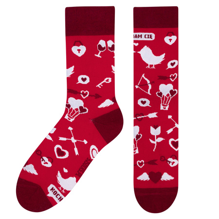 Zestaw 3x skarpet 5JSOCKS na Waletynki damskie prezent dla niej Polskie