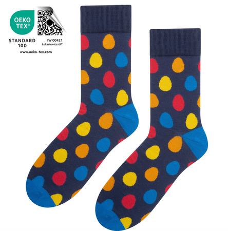 Skarpety Prezent na Wielkanoc Śmieszne Kolorowe bawełniane