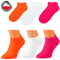 Skarpetki damskie stopki NEONOWE 5J Socks świecące w ciemnośći