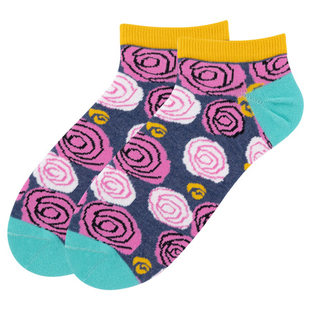 Stopki kolorowe 5JSocks na Dzień Mamy kwiaty kolorowe