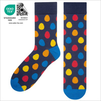 Skarpetki 5J Socks na prezent Wielkanoc kolorowe jajka bawełniane