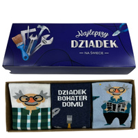 Dzień Dziadka zestaw prezentowy skarpetki Produkt Polski
