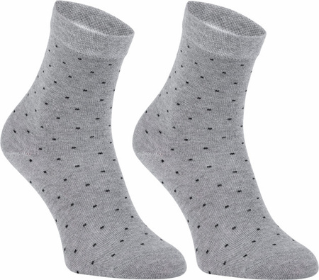 Skarpetki damskie bawełniane w kropki