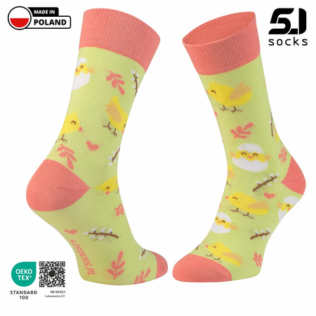 Zestaw 3x skarpetki 5JSocks Wielkanoc damskie