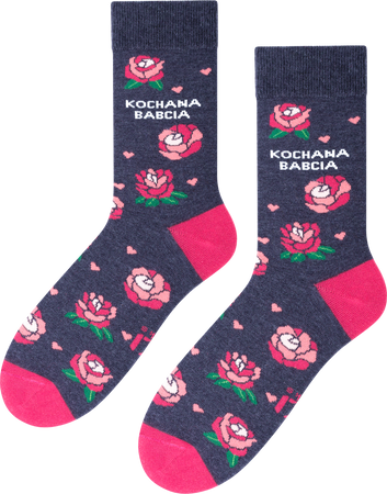 Skarpetki Dzień babci na prezent Kochana Babcia 35 - 40