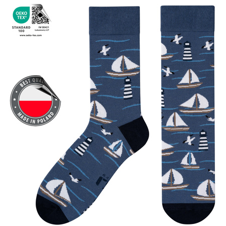 Skarpetki 5J Socks męskie, kolorowe, bawełniane wielokolorowy