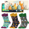 3 pary skarpetki kolorowe 5JSOCKS Wielkanoc męskie