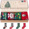 Zestaw 4x skarpetki na prezent świąteczne 5J SOCKS Polskie