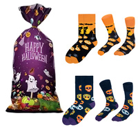 Kolorowe skarpetki Halloween Męskie