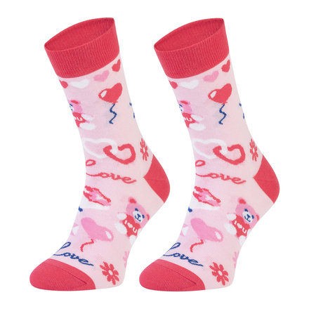 Zestaw 3x skarpetki 5JSOCKS damskie na WALENTYNKI Produkt Polski