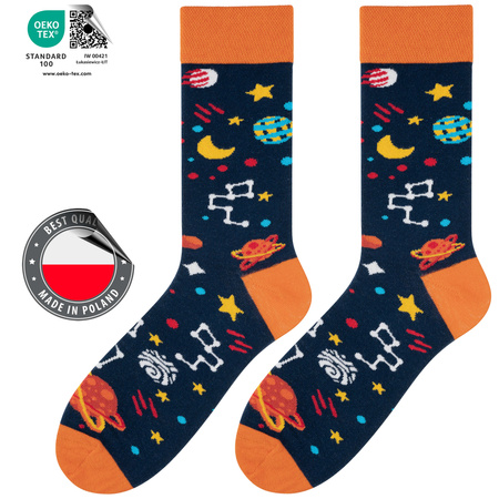 Zestaw 5 par skarpetki 5J Socks kolorowe śmieszne bawełniane