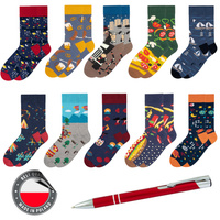 Skarpetki 5J Socks męskie, kolorowe, bawełniane wielokolorowy