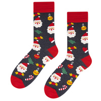 Kolorowe skarpetki świąteczne Mikołaj prezent na święta