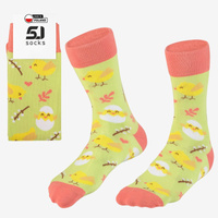 Skarpetki damskie Wielkanoc pisklęta