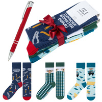 Prezent na Dzień Dziadka Zestaw 3x skarpetki 5JSocks